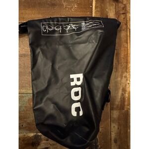 ROC Waterproof Dry Bag Black Roll Top Buckle Closure Outdoor Gear
